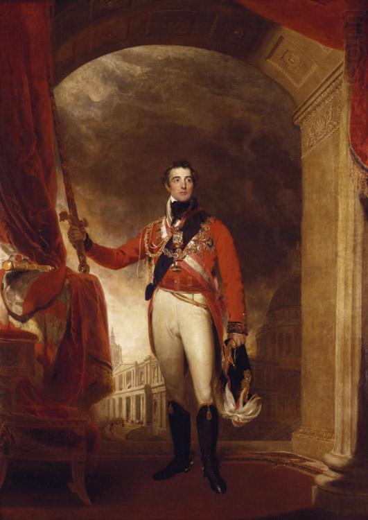 Sir Thomas Lawrence Arthur Wellesley,First Duke of Wellington (mk25) china oil painting image